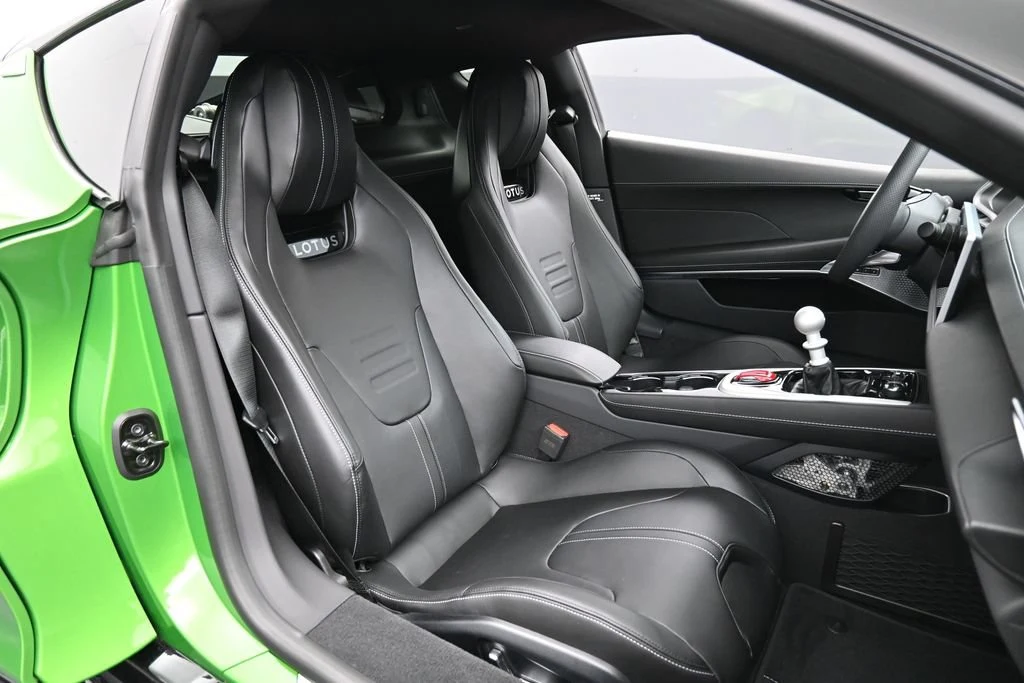 2026 Lotus Emira V6 SE interior, seats, Black