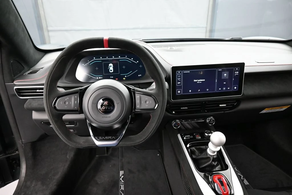 2026 Lotus Emira V6 interior, dashboard