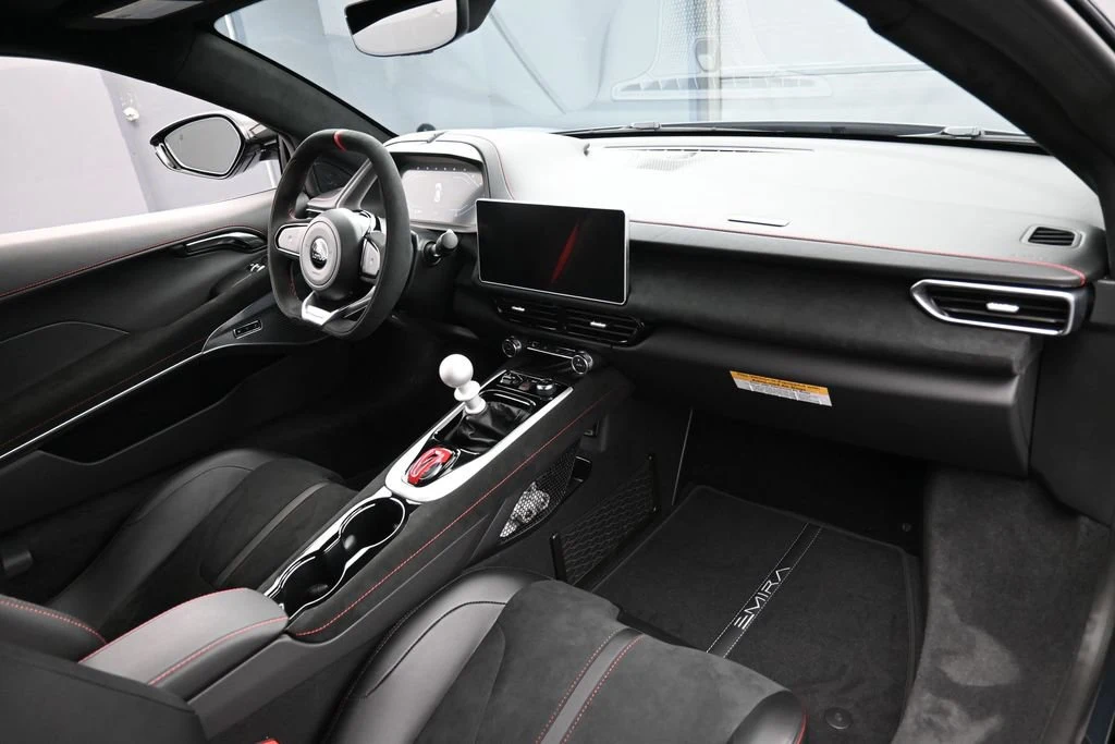 2026 Lotus Emira V6 interior, dashboard