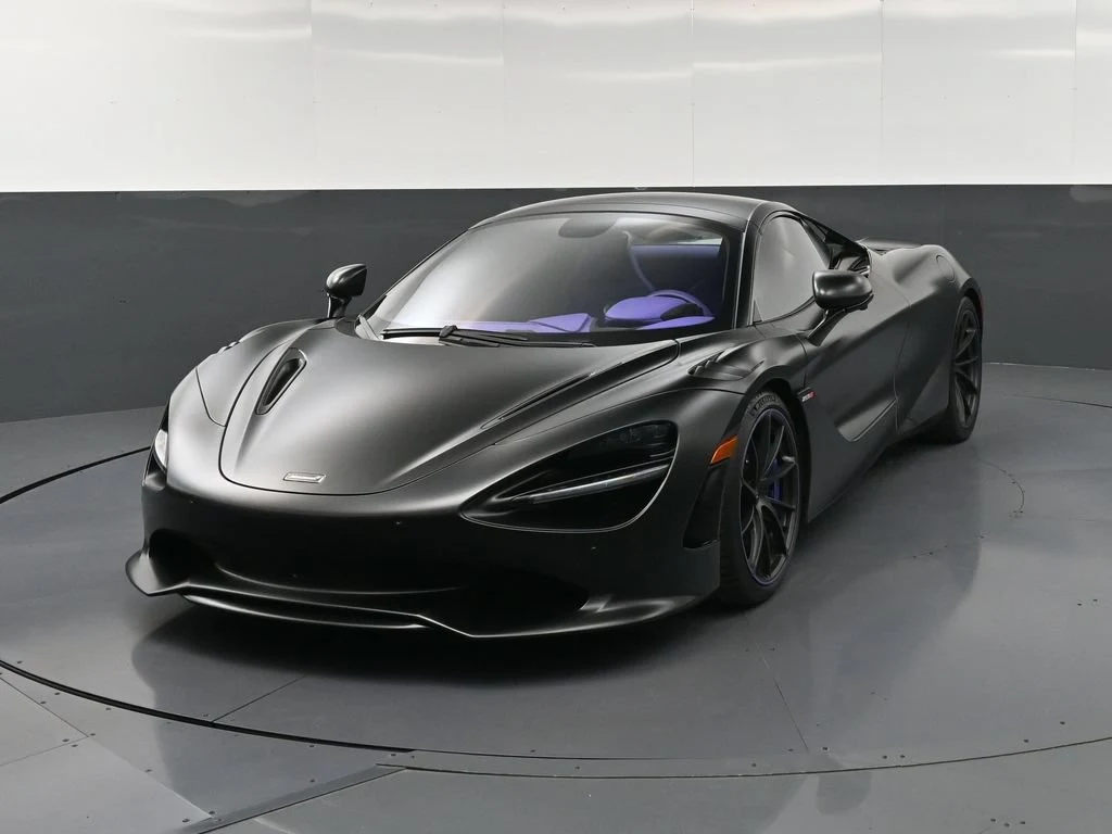 2024 McLaren 750S Spider for sale, front three-quarter view, Black