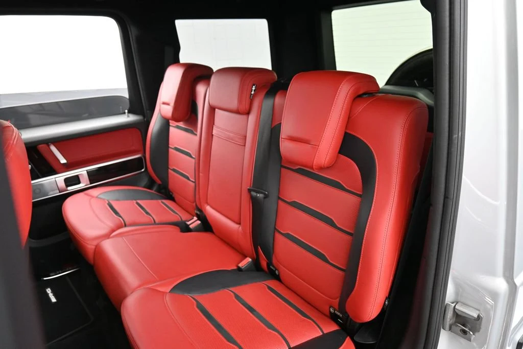2021 Mercedes-AMG G 63 interior, seats, Classic Red/Black