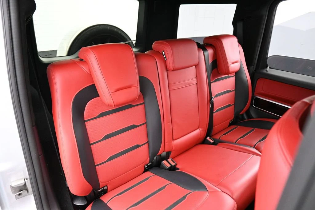 2021 Mercedes-AMG G 63 interior, seats, Classic Red/Black