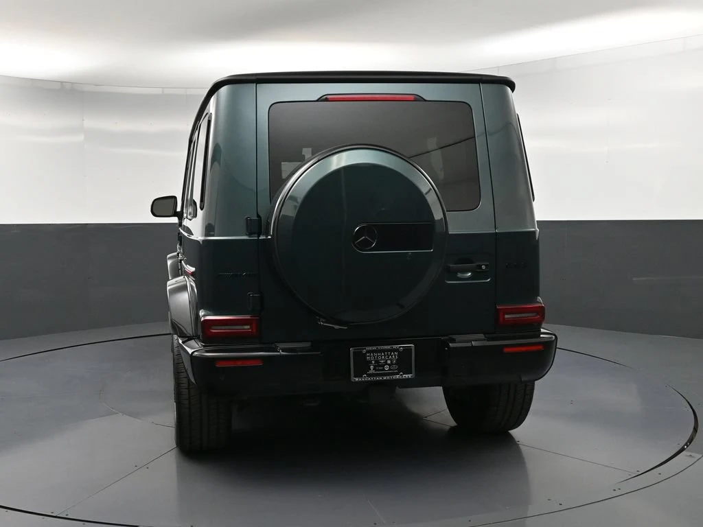 2022 Mercedes-AMG G 63, rear three-quarter view, Green