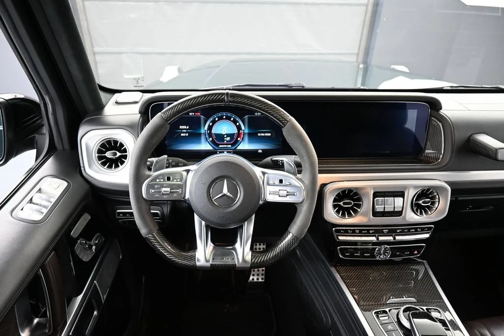 2022 Mercedes-AMG G 63 interior, dashboard, Espresso Brown