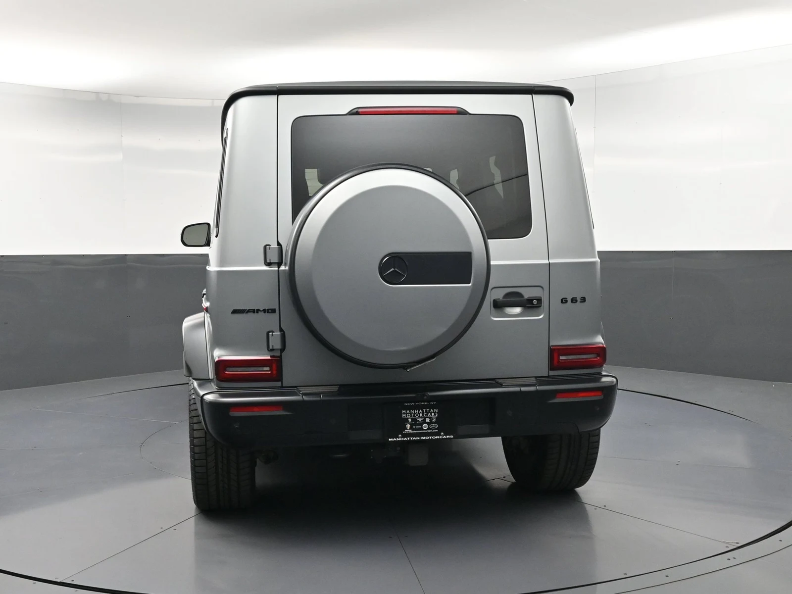 2025 Mercedes-AMG G 63, rear three-quarter view, Silver