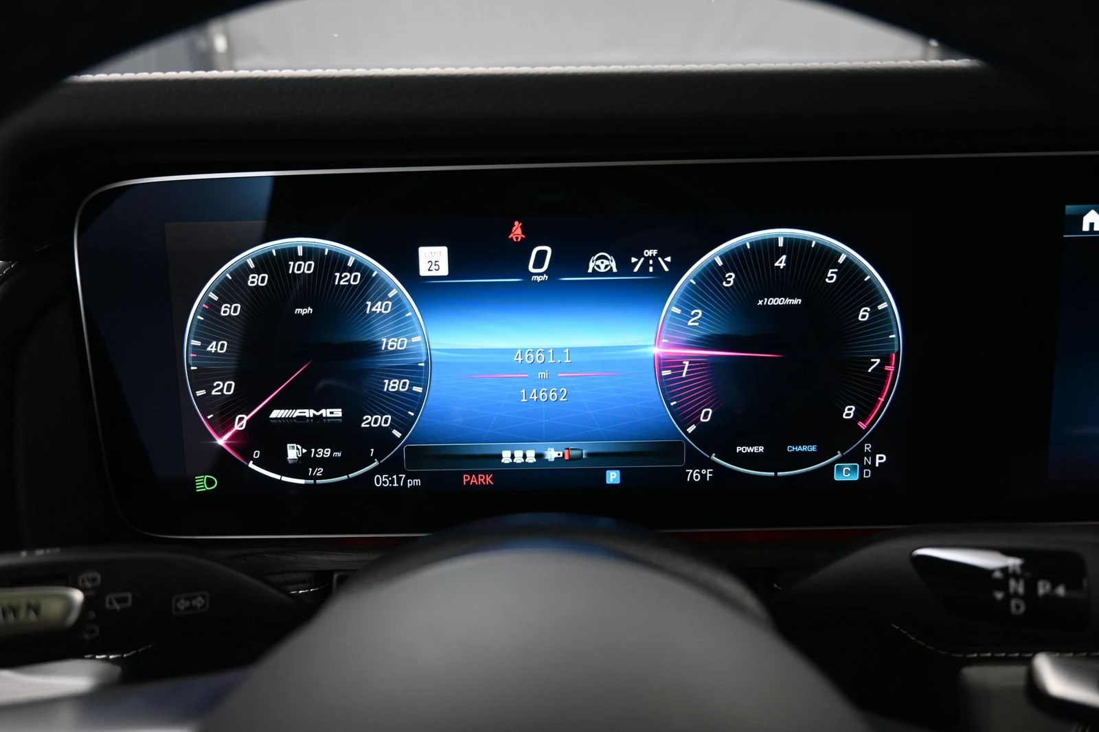 2025 Mercedes-AMG G 63 interior, Platinum White/Black