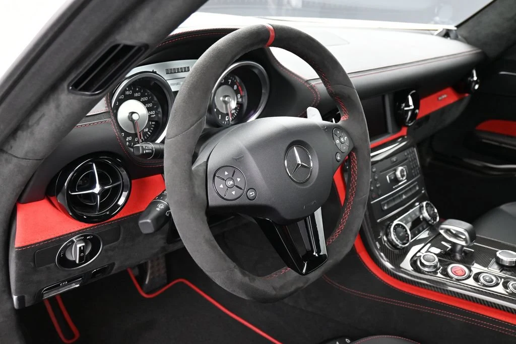 2014 Mercedes-Benz SLS AMG Black Series interior, dashboard, Black