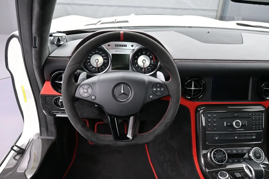 2014 Mercedes-Benz SLS AMG Black Series interior, dashboard, Black