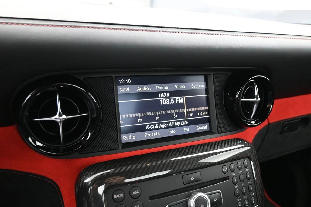 2014 Mercedes-Benz SLS AMG Black Series interior, dashboard, Black