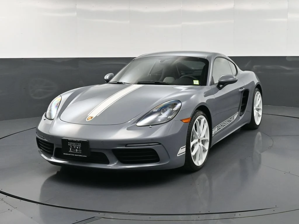 2024 Porsche 718 Cayman Style Edition for sale, front three-quarter view, Grey