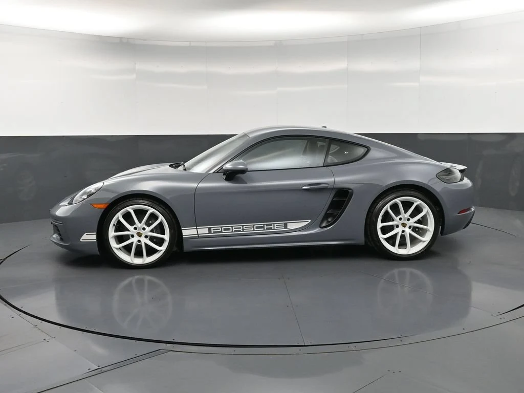 2024 Porsche 718 Cayman Style Edition, side profile, Grey