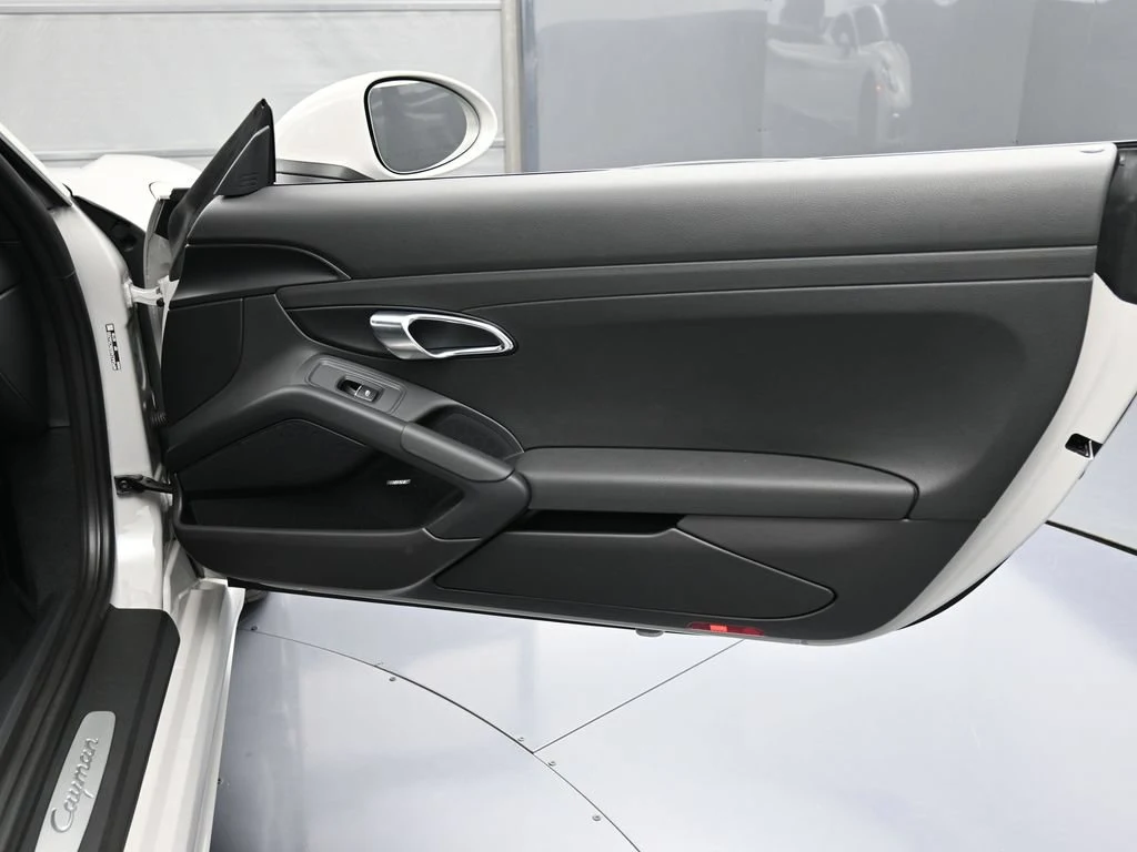 2024 Porsche 718 Cayman interior, door panel, Black