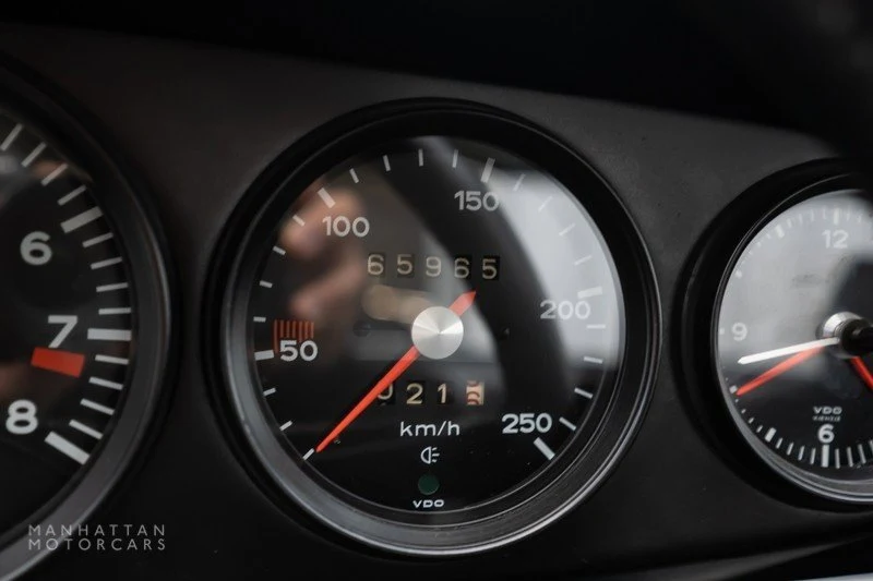 1973 Porsche 911 Carrera RS 2.7 interior, Black