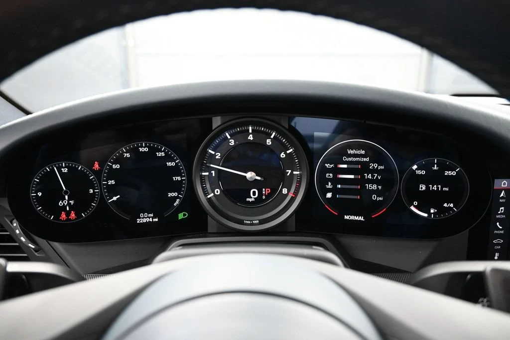 2020 Porsche 911 Carrera interior, Graphite Blue