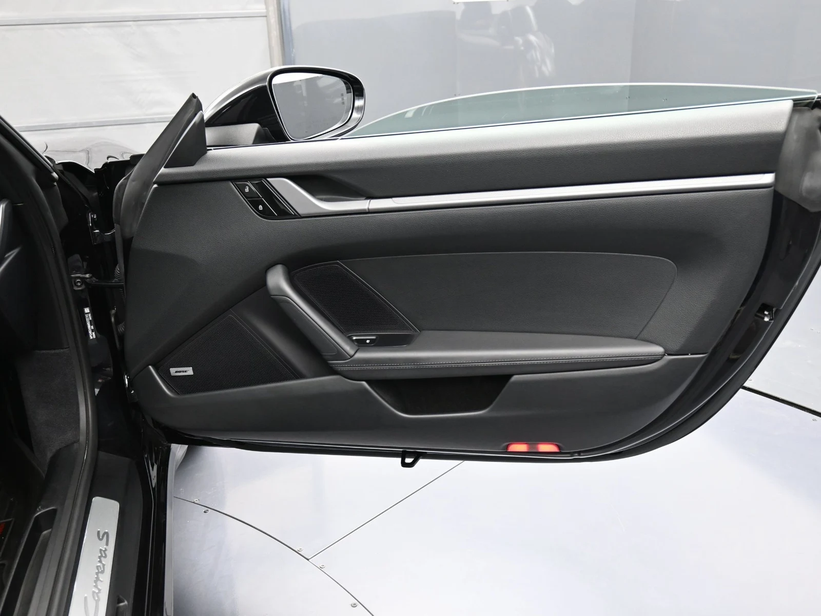 2021 Porsche 911 Carrera S interior, door panel, Black