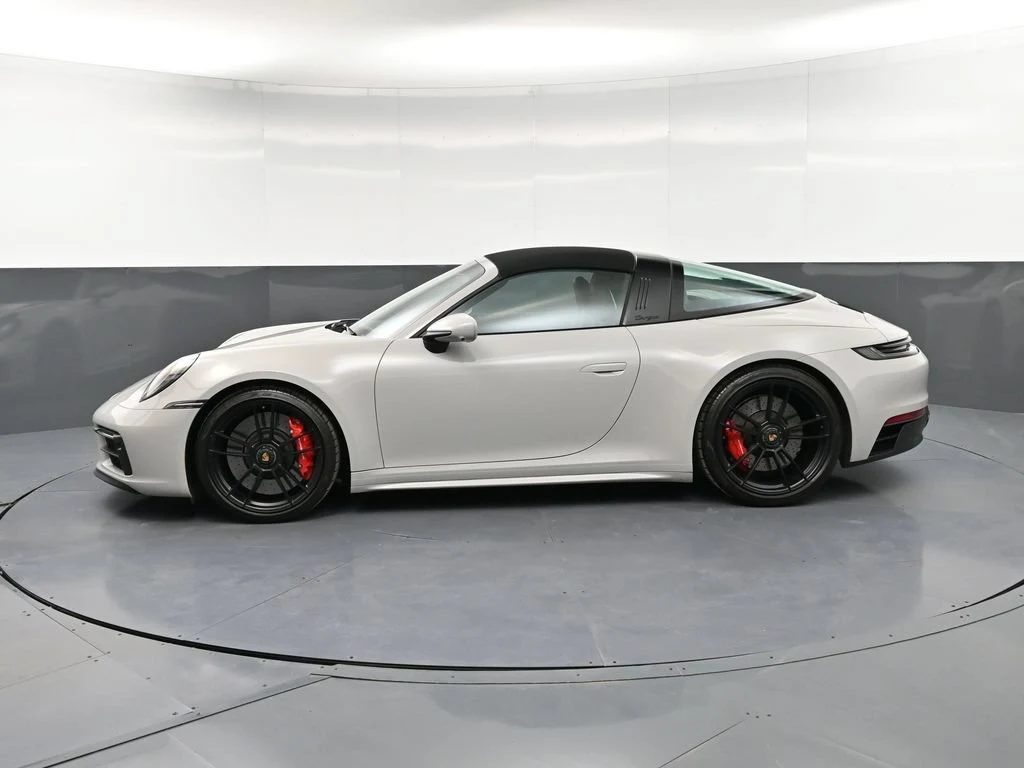 2023 Porsche 911 Targa 4 GTS, side profile, Grey