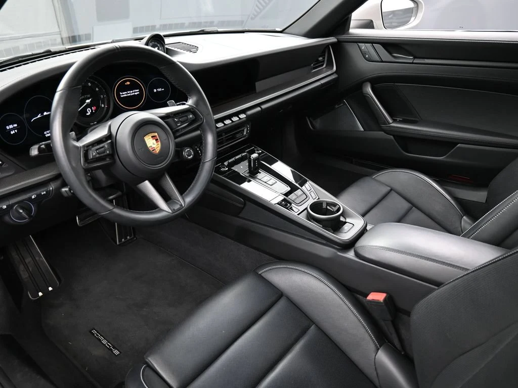 2023 Porsche 911 Targa 4 GTS interior, dashboard, Black
