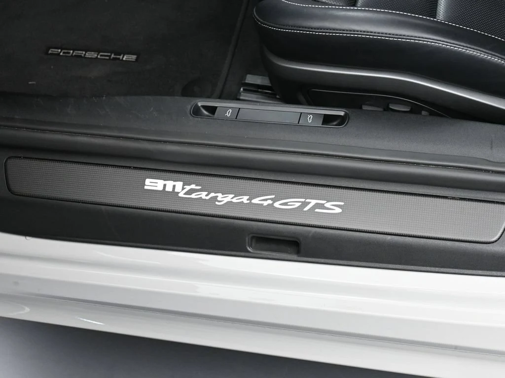 2023 Porsche 911 Targa 4 GTS interior, door sill, Black