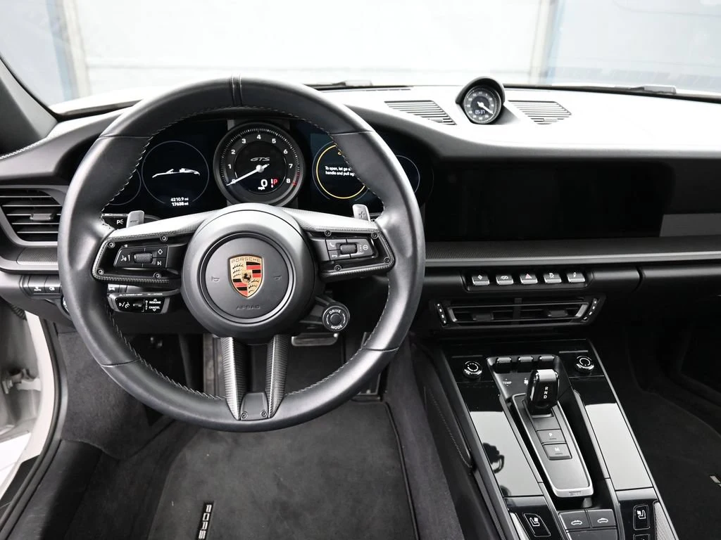 2023 Porsche 911 Targa 4 GTS interior, dashboard, Black