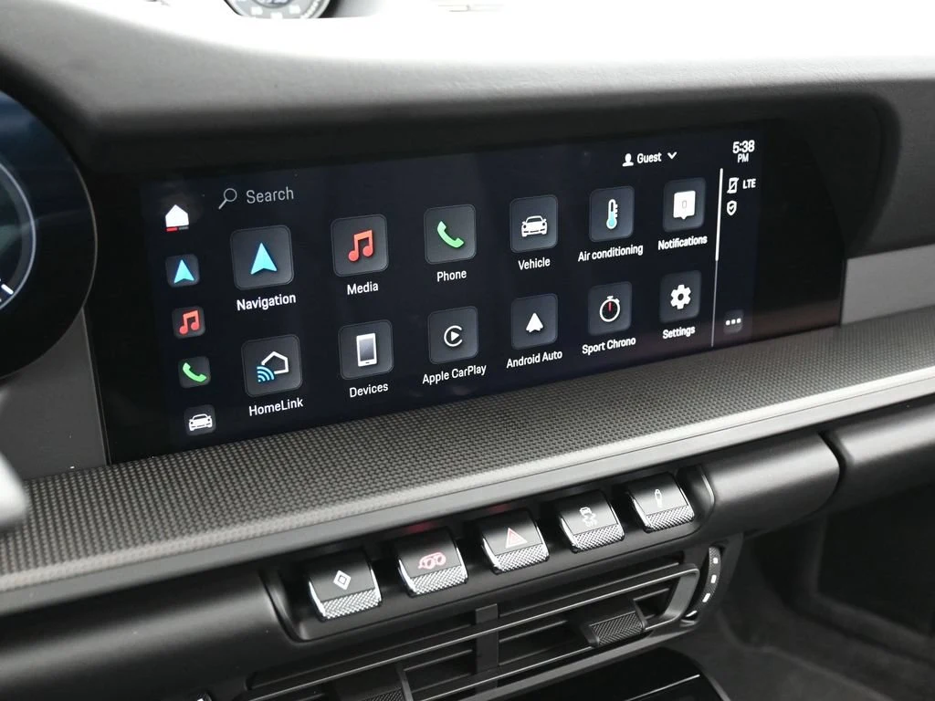 2023 Porsche 911 Targa 4 GTS interior, Black