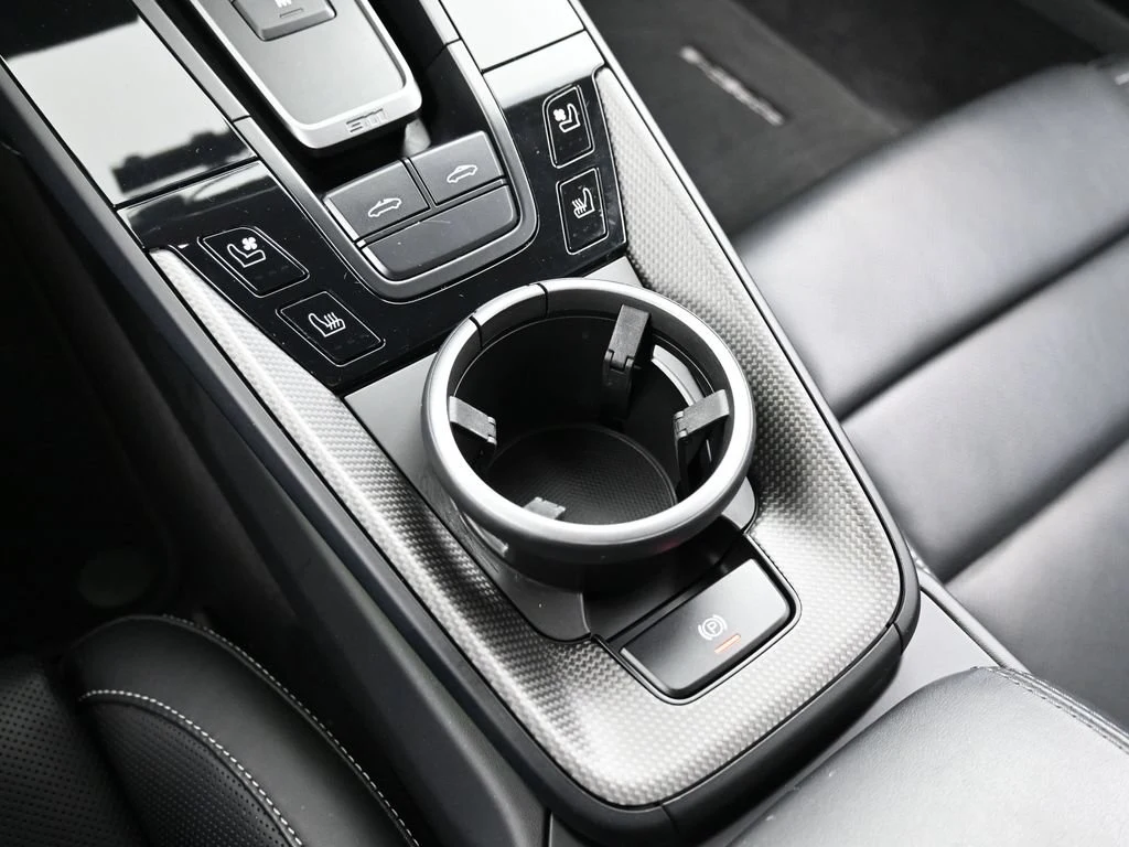2023 Porsche 911 Targa 4 GTS interior, center console, Black