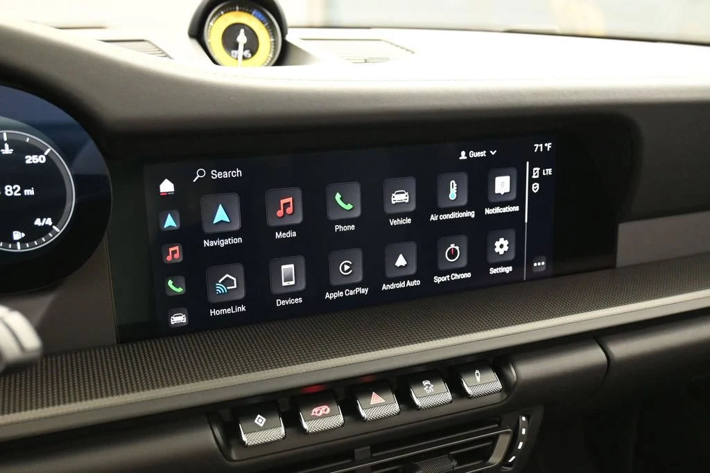 2023 Porsche 911 Carrera GTS interior, dashboard, Black