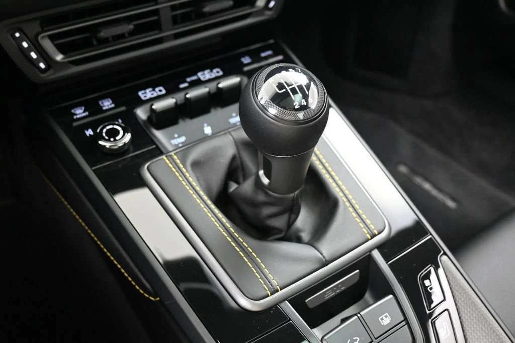 2023 Porsche 911 Carrera GTS interior, center console, Black