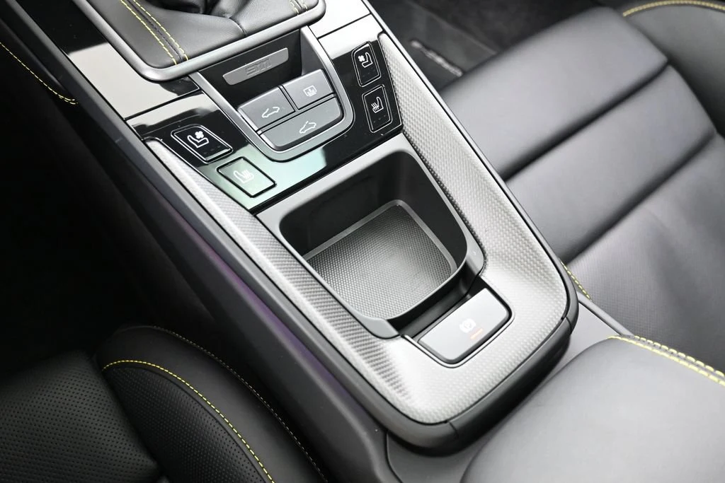 2023 Porsche 911 Carrera GTS interior, center console, Black