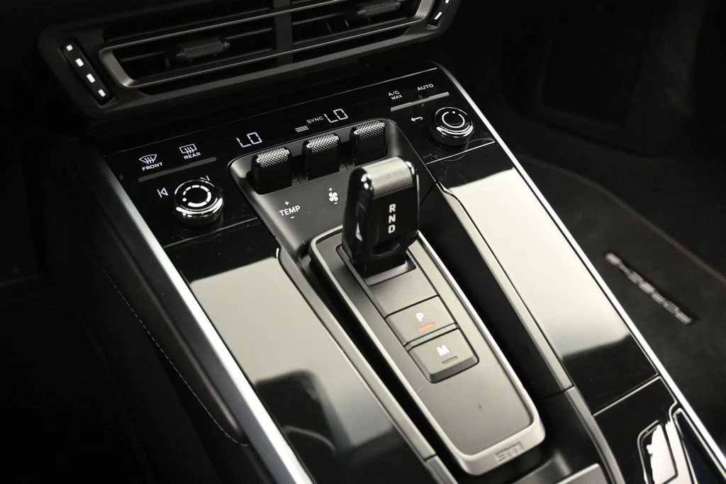 2024 Porsche 911 Targa 4S interior, center console, Black