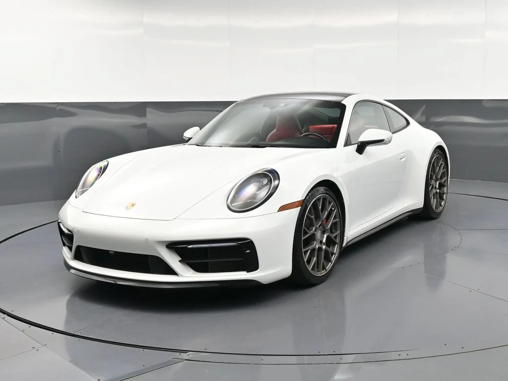2024 Porsche 911 Carrera 4S for sale, front three-quarter view, White