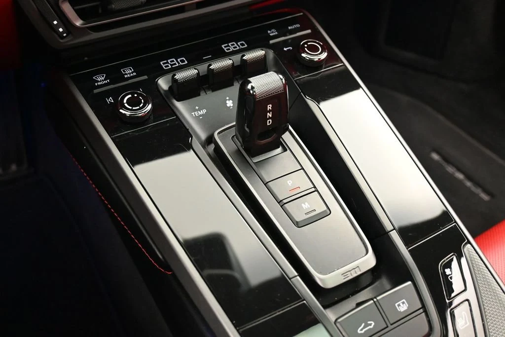 2024 Porsche 911 Carrera 4S interior, center console, Black