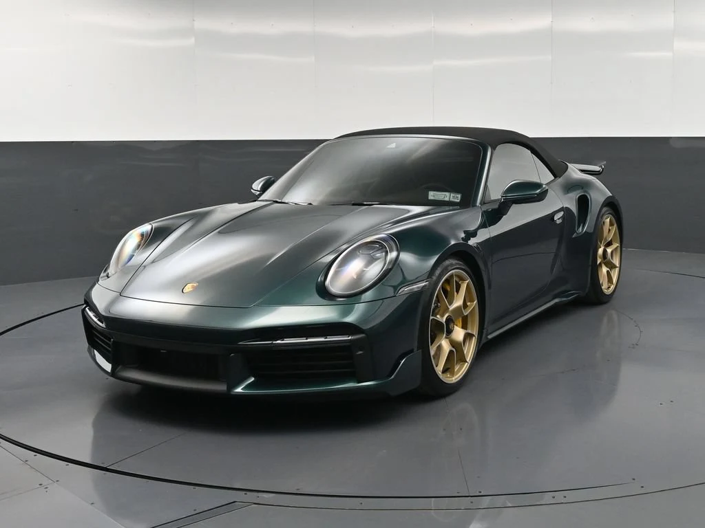 2024 Porsche 911 Turbo S Cabriolet for sale, exterior, Black