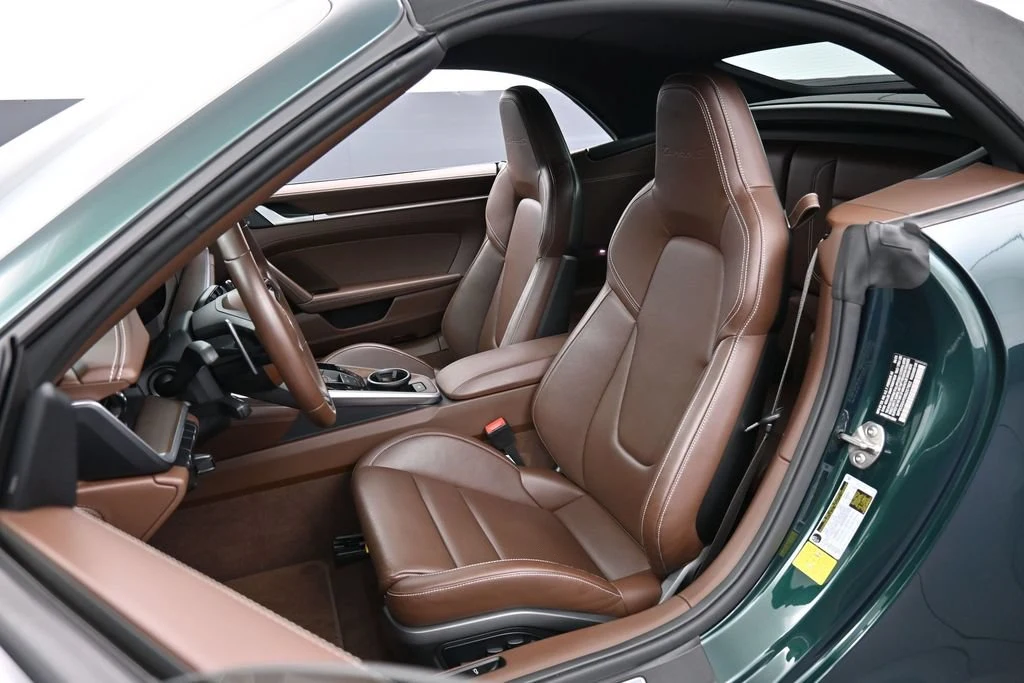 2024 Porsche 911 Turbo S Cabriolet interior, seats, Truffle Brown