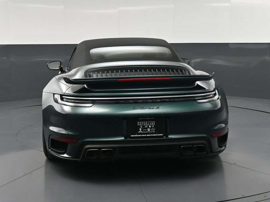 2024 Porsche 911 Turbo S Cabriolet for sale, exterior, Black