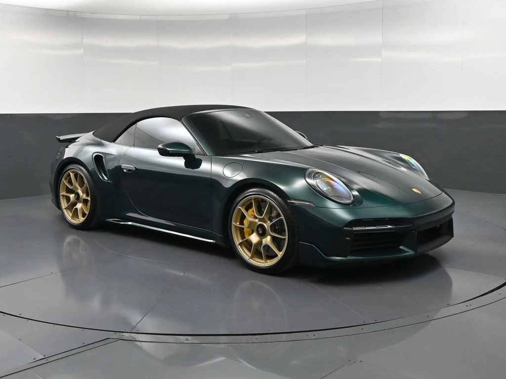 2024 Porsche 911 Turbo S Cabriolet for sale, exterior, Black