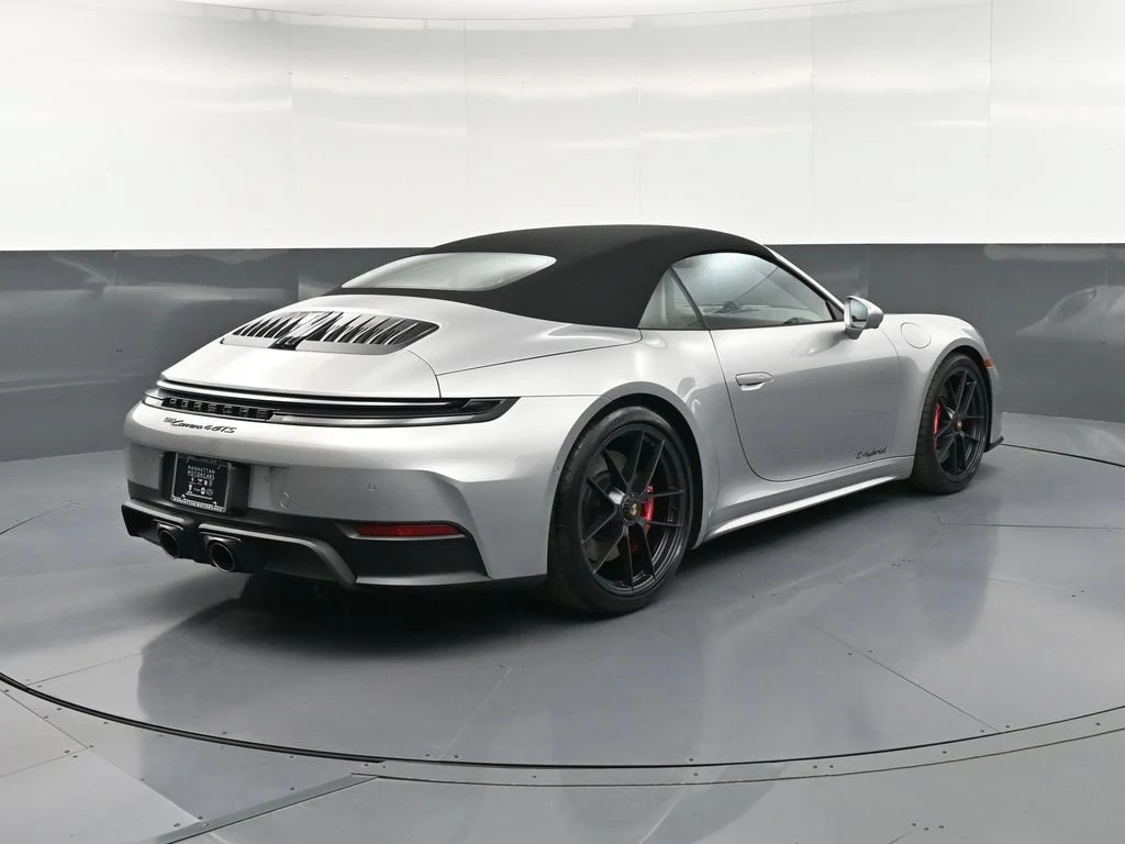 2026 Porsche 911 Carrera 4 GTS Cabriolet for sale, exterior, Silver