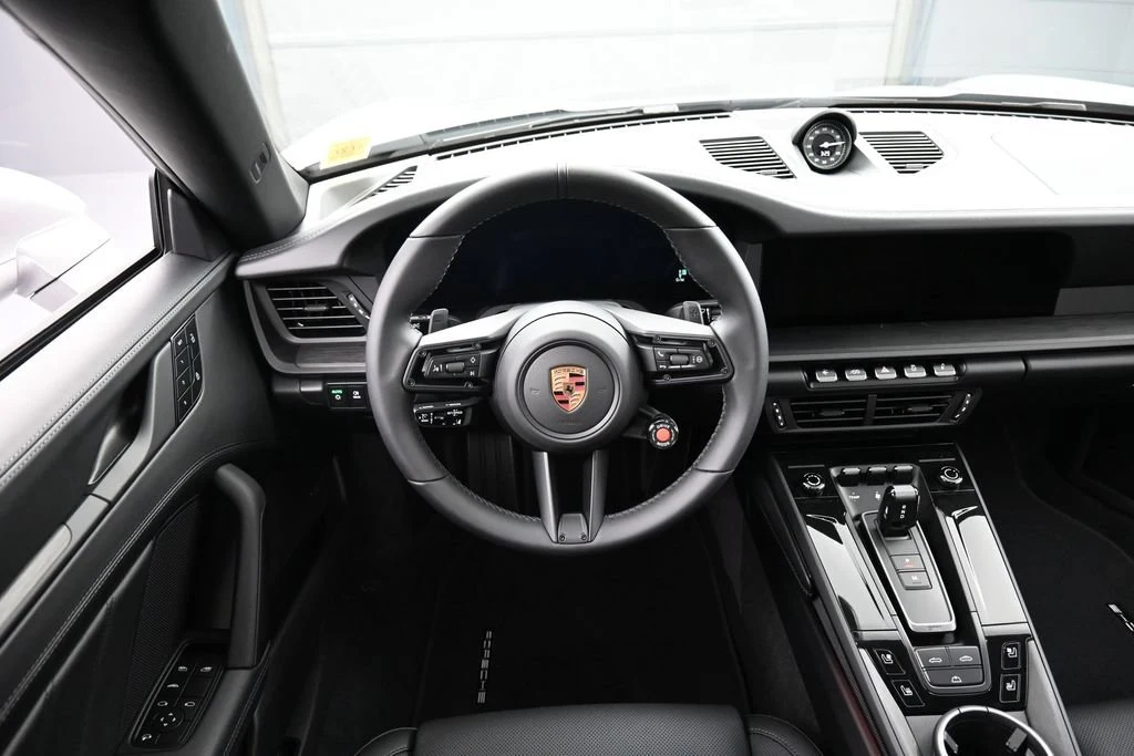 2026 Porsche 911 Carrera 4 GTS Cabriolet interior, dashboard, Black