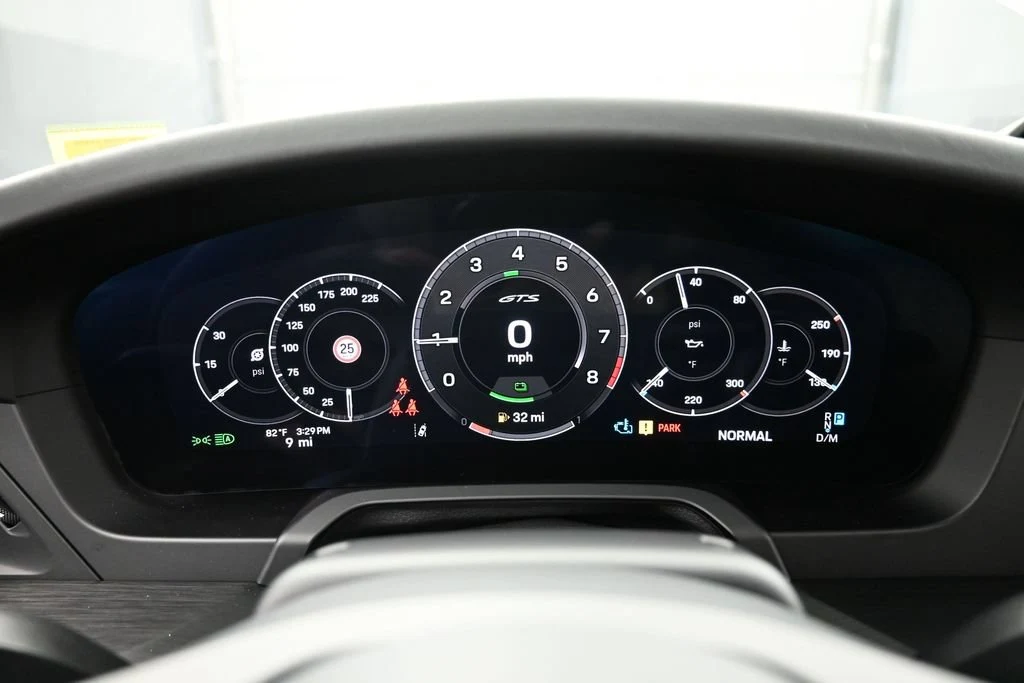 2026 Porsche 911 Carrera 4 GTS Cabriolet interior, Black