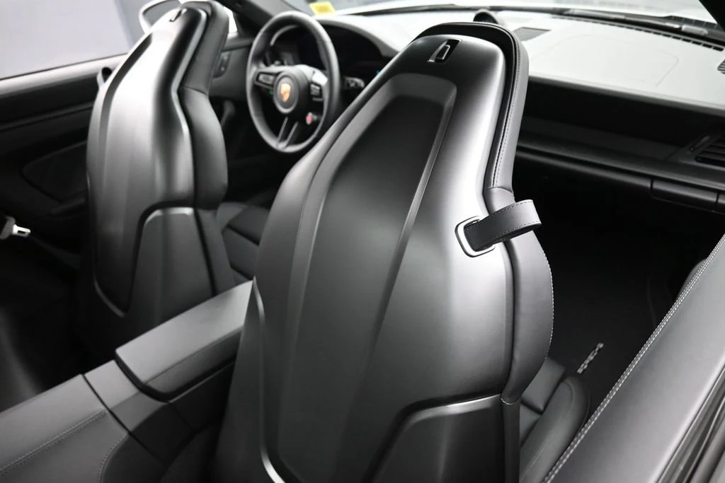 2026 Porsche 911 Carrera 4 GTS Cabriolet interior, Black