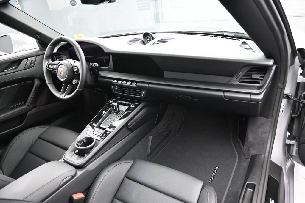 2026 Porsche 911 Carrera 4 GTS Cabriolet interior, Black