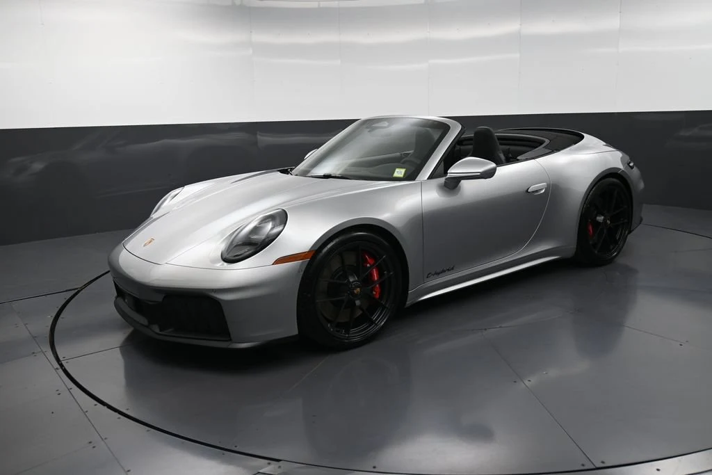 2026 Porsche 911 Carrera 4 GTS Cabriolet for sale, exterior, Silver
