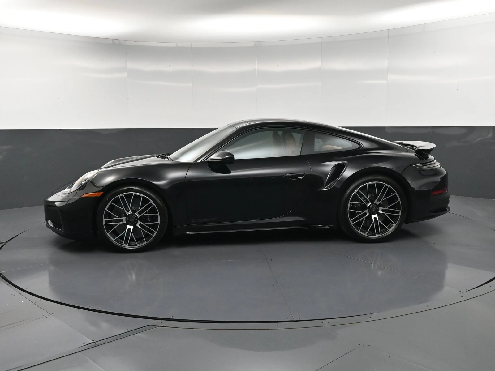 2026 Porsche 911 Turbo S, side profile, Black