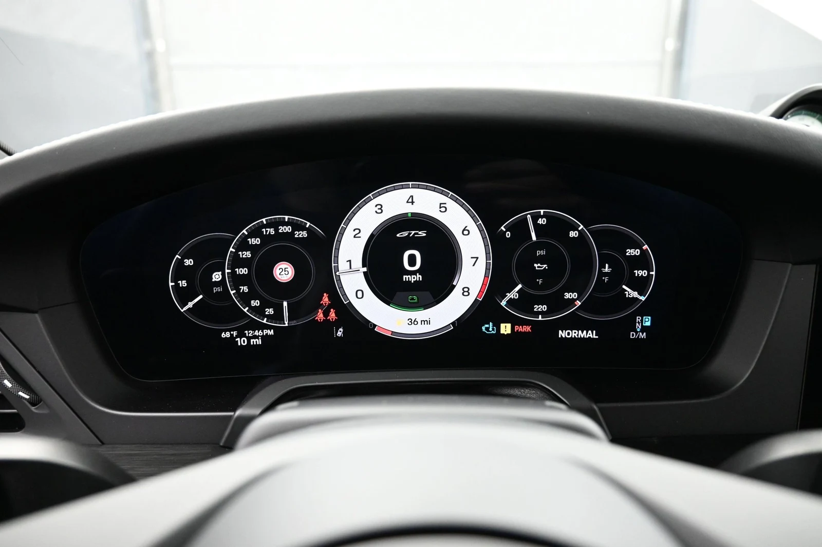 2026 Porsche 911 Targa 4 GTS interior, Black