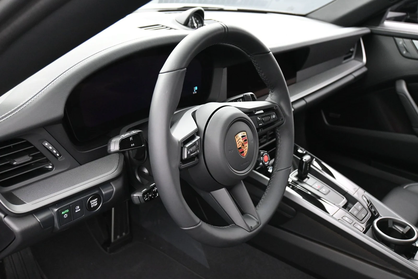 2026 Porsche 911 Carrera Cabriolet interior, Black