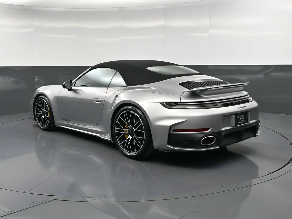 2026 Porsche 911 Turbo S Cabriolet for sale, exterior, Silver