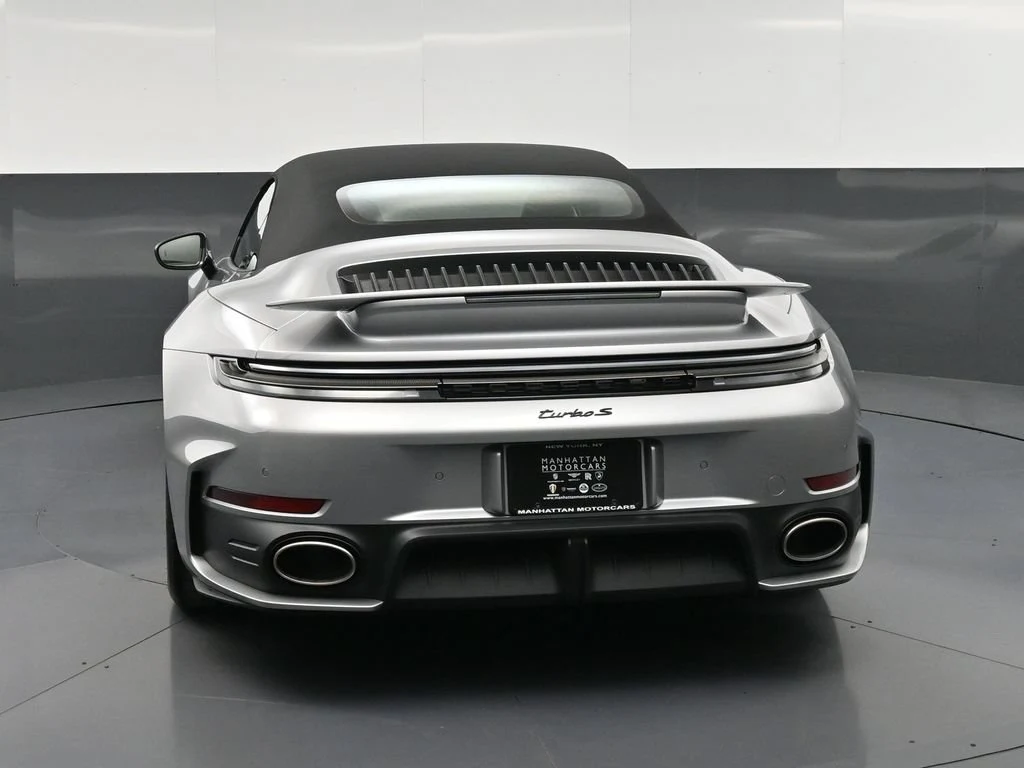 2026 Porsche 911 Turbo S Cabriolet for sale, exterior, Silver