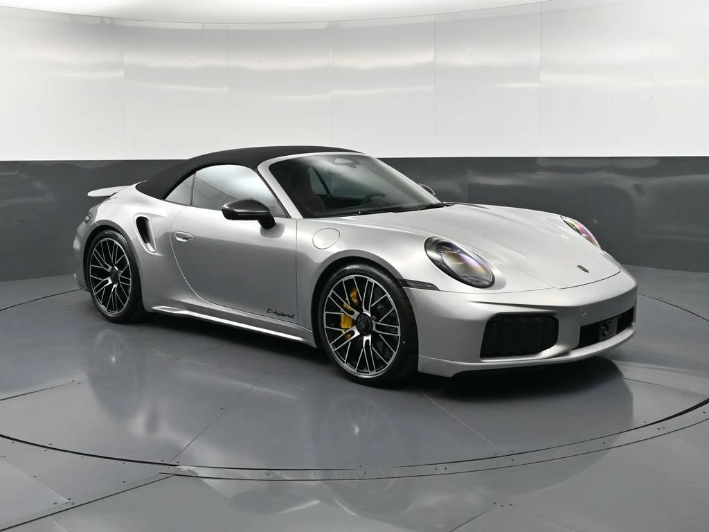 2026 Porsche 911 Turbo S Cabriolet for sale, exterior, Silver