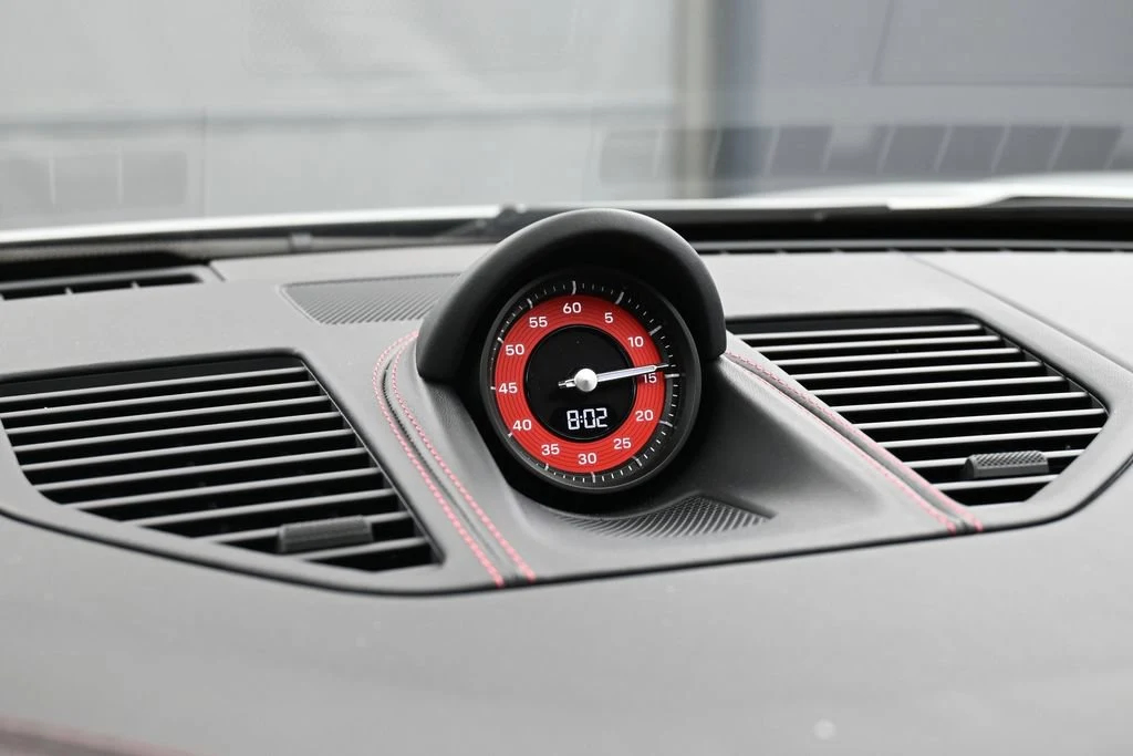 2026 Porsche 911 Turbo S Cabriolet interior, Black/Bordeaux Red