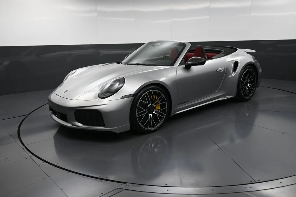 2026 Porsche 911 Turbo S Cabriolet for sale, exterior, Silver