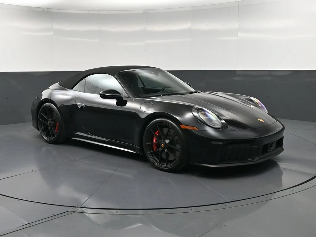 2026 Porsche 911 Carrera 4 GTS Cabriolet for sale, exterior, Black
